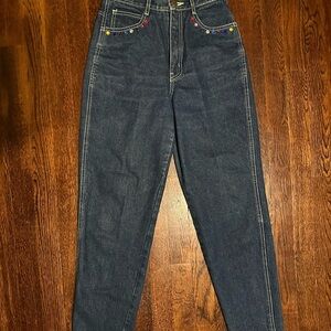Women’s Filippo Totti High Rise Straight Leg Jeans 25 inch waist